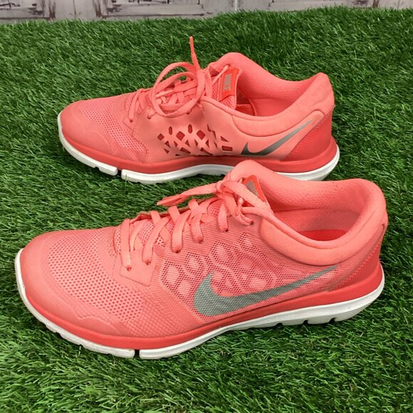 Nike Flex Run 2015 Orange Running Shoes 8.5 - Picture 4 of 11